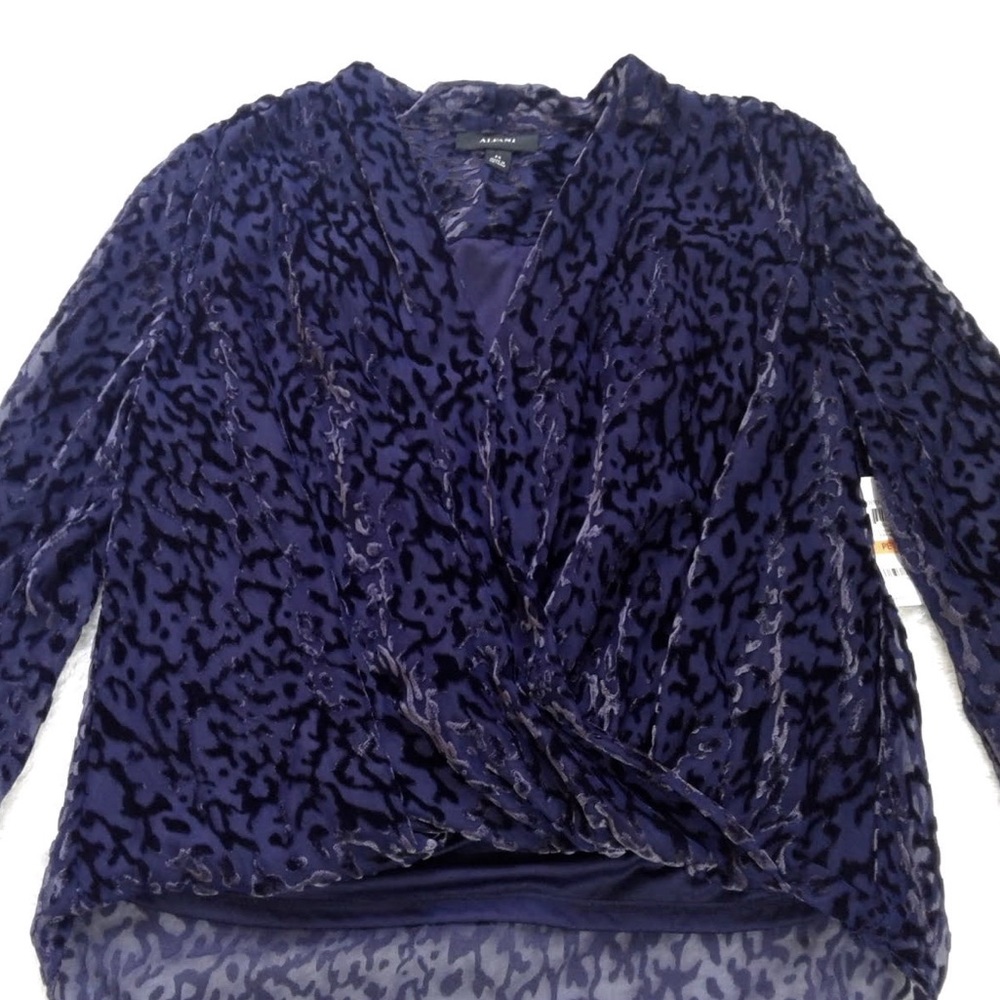 Alfani Modern Animal Print Top - Picture 4 of 11